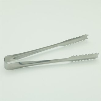 1Pcs Brood Eten Ijs Klem Ice Tong Tool Rvs Barbecue Bbq Clip Bar Keuken Accessoires