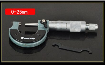 1Pcs Buiten Micrometer Nauwkeurigheid 0.01Mm Draad Schaal Micrometer Spiral Micrometer Sub-Cal Voor Mechanist Schuifmaat Meten 0-25mm