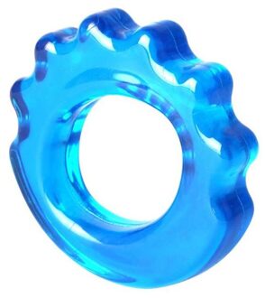 1Pcs Byepain Hand Exerciser Ringen Pvc Ringen Muscle Power Training Loops Expander Training Sport Exerciser Vinger blauw