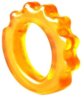 1Pcs Byepain Hand Exerciser Ringen Pvc Ringen Muscle Power Training Loops Expander Training Sport Exerciser Vinger geel