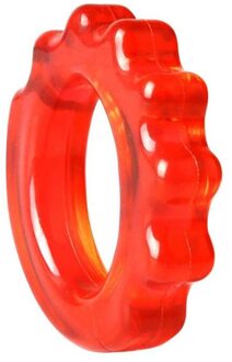 1Pcs Byepain Hand Exerciser Ringen Pvc Ringen Muscle Power Training Loops Expander Training Sport Exerciser Vinger rood