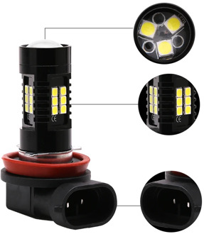 1Pcs Car Fog Led Bulb Canbus H8 H11 HB4 9006 HB3 9005 No Error Auto Fog Light DRL Daytime Running Super Bright Car Lamp White