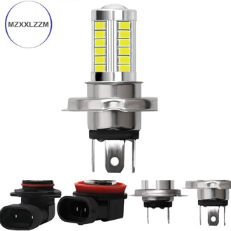 1PCS Car H8 H11 LED H4 H7 9005 9006 Chips 33SMD Fog Lamp Daytime Running Light Bulb brake lights Reversing Bulb 2V 6000k White