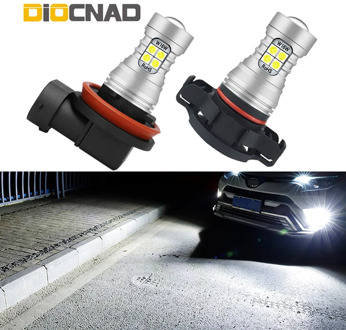 1pcs Car LED Fog Light H8 H11 H16 9006 HB4 PSX24W 9005 HB3 H10 P13W PSX24W Canbus For seat leon mk3 2 mk2 ibiza Auto Bulb Lamp
