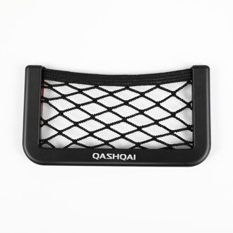 1Pcs Car Seat Side Terug Opslag Netto Zak Telefoon Houder Pocket Organizer Voor Nissan Qashqai J10 J11 accessoires 14.5cm
