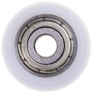 1Pcs Carbon Staal Lager Katrol Wielen Ingebed Groef Geschikt Voor Meubels Hardware Accessoires 5*21.5*7Mm