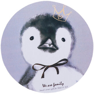 1pcs cartoon dier patroon muismat 20*3 cm ronde rubber muismat kantoor computer thuis non- slip desk pad A4