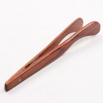 1Pcs Chinese Stijl Ebbenhout Koffie & Thee Accessoires Houten Thee Clips 17*1.7Cm Handgemaakte Thee Pincet Rosewood kleur