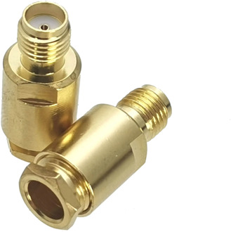 1Pcs Connector SMA Female Jack Clamp RG58 RG142 LMR195 RG400 Cable Straight RF Coaxial Adapter