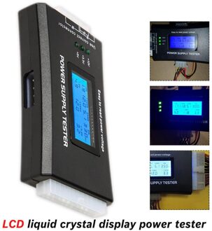1Pcs Controleer Quick Digitale Lcd Display Voeding Tester Computer 20/24 Pin Voeding Tester Ondersteuning Meetinstrument Instrumen