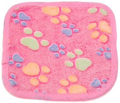 1Pcs Coral Kasjmier Poot Deken Kat En Hond Matras Winter Deken Touch Soft Warm Bed Mat Huishoudelijke Huisdier levert A 20x20cm