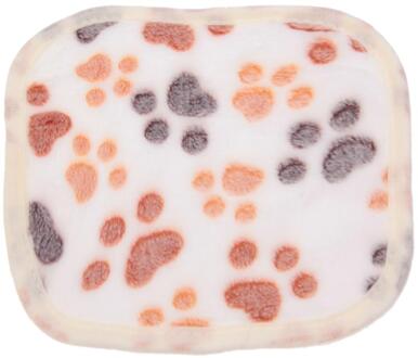 1Pcs Coral Kasjmier Poot Deken Kat En Hond Matras Winter Deken Touch Soft Warm Bed Mat Huishoudelijke Huisdier levert C 20x20cm