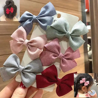 1Pcs Cute Kids Baby Girl Hair Clips Colorful Flower Bows Children Toddler Hairpin Babies Girls Kid Infant Hair Accessories Gift