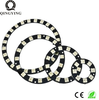 1pcs DC5V WS2812 5050 RGB LED Round Ring 1 8 12 16 24 Bits SMD5050 RGB LED Full Color Lamp Light with Smart Integrated Drivers