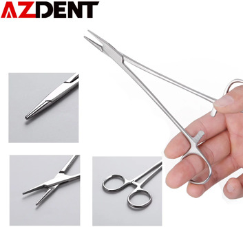 1pcs Dental Orthodontic Ligature Wire Orthopedic Instrument Stainless Steel Straight Tips Hemostat Forcep Locking Clamps Plier