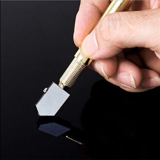 1Pcs Diamond Glass Cutter 6-12Mm 150Mm Metalen Kop En Ijzeren Paal, carbide Wheel Blade Bril Cutters Voor Hand Tool Glas Snijden