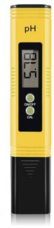 1Pcs Digitale 0.0-14.0 Ph Meter Tester 0-9990ppm Digitale Tds Eg Lcd Water Zuiverheid Ppm Aquarium Filter Automatische kalibratie Geel