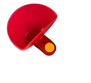 1Pcs Diverse Kruiden Suiker Salade Tomaat Saus Gerechten Keuken Clip Kom Dip Creatieve Keuken Keuken Gadgets rood