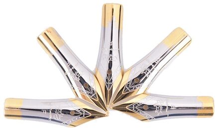 1Pcs Diy 165 X500 Standaard Vulpen Nib Roestvrijstalen Rechte Tip Voor Jinhao Zilver Goud