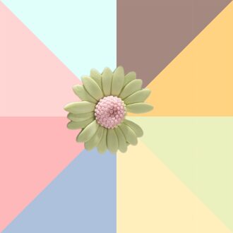 1Pcs Diy Bloemen Schoen Gesp Meisjes En Kinderen Diy Schoenen Accessoires Trend Creatieve Schoenveters Decoratieve Schoenen Accessoires licht groen