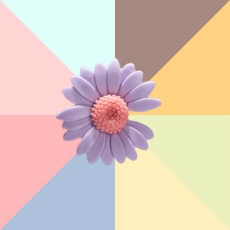 1Pcs Diy Bloemen Schoen Gesp Meisjes En Kinderen Diy Schoenen Accessoires Trend Creatieve Schoenveters Decoratieve Schoenen Accessoires licht paars