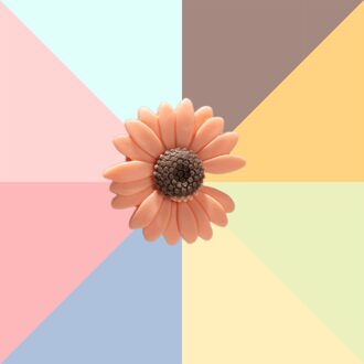 1Pcs Diy Bloemen Schoen Gesp Meisjes En Kinderen Diy Schoenen Accessoires Trend Creatieve Schoenveters Decoratieve Schoenen Accessoires oranje roze