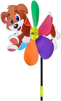 1Pcs Diy Cartoon Animal Decor Windmolen Tuin Gazon Windmolen Decoratie Outdoor Decoraties Wind Spinners F