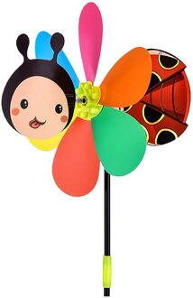 1Pcs Diy Cartoon Animal Decor Windmolen Tuin Gazon Windmolen Decoratie Outdoor Decoraties Wind Spinners