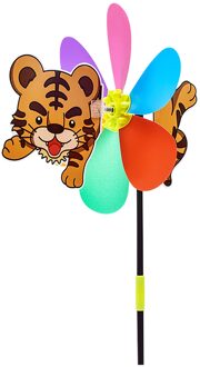 1Pcs Diy Cartoon Animal Decor Windmolen Tuin Gazon Windmolen Decoratie Outdoor Decoraties Wind Spinners