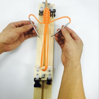 1PCS DIY Jig Solid Armband Breien Tool Polsband Breien Tool DIY Hout Paracord Jig Armband Maker Polsband Maker