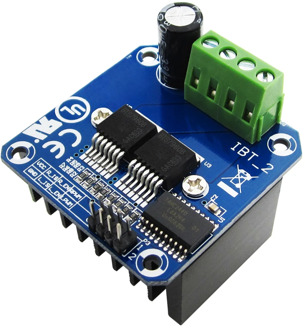 1pcs Double BTS7960 43A H-bridge High-power Motor Driver module/ diy smart car Current diagnostic