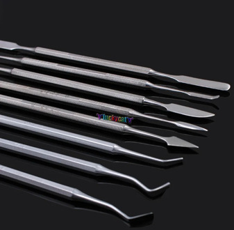 1Pcs Double Ends Dental Wax Carver Mixing Spatula Knife Composite Filling Resin Instruments Dentist Materials