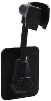 1Pcs Douchekop Houder Duurzaam Zuignap Douche Beugel Verstelbare Douche Beugel Bevestiging Douchekop Stand Beugel Wandrek zwart