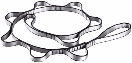 1Pcs Draagbare Nylon Klimtouw Outdoor Boom Opknoping Hangmat Band Hoge Dragende Duurzaam Camping Reizen Sling Grijs