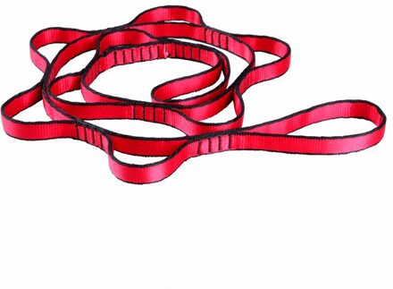 1Pcs Draagbare Nylon Klimtouw Outdoor Boom Opknoping Hangmat Band Hoge Dragende Duurzaam Camping Reizen Sling Rood