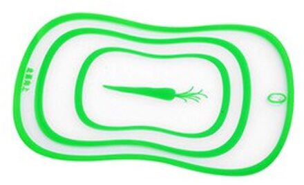 1Pcs Draagbare Plastic Snijplank Groente Vlees Gereedschap Antislip Frosted Keuken Snijplank Super Makkelijk Schoon Keuken tool 3