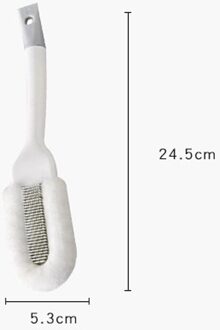 1Pcs Draagbare Schoenen Borstel Multi-Functionele Lange Handvat Wasserette Tool Sneakers Reiniging Borstels Zachte Badkamer Accessoires