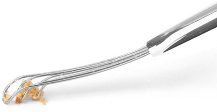 1Pcs Drie-Linked Ear Wax Removal Tool Limpiador De Oidos Oor Schoner Graven Earpick Oor Cleaning Sticks Nettoyage oreille Zilver