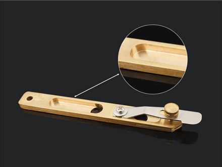 1Pcs Duurzaam Leer Lijn Cutter Trimmen Positionering Messen Lijn Strip Leer Mes Snijgereedschap Riem Cutter Lederen Tool