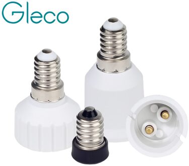 1Pcs E14 Om E12 GU10 Lampvoet E14 Lamphouder Schroef Gloeilamp Converter Socket Adapter Voor Led Corn lamp Spotlight E14 to E12
