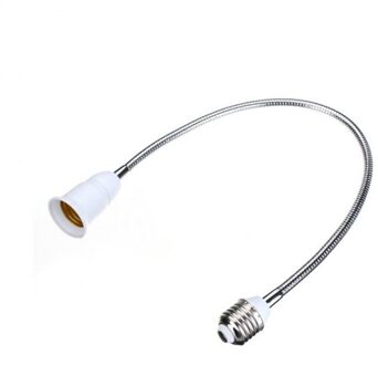1Pcs E27 Led Light Bulb Lamp Holder Flexibele Uitbreiding Adapter Converter Schroef Socket 180mm