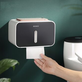 1Pcs Ecoco Tissue Box Wall Mounted Papierrolhouder Keuken Papier Dispenser Voor Hotel Toiletpapier Dispenser Badkamer 01