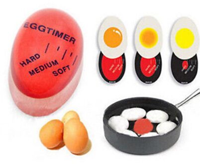 1Pcs Ei Kleur Veranderende Timer Yummy Zachte Hardgekookte Eieren Koken Keuken Eco-vriendelijke Hars Egg Timer Perfect Timer Tool