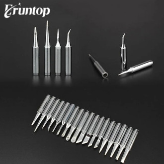 1pcs Eruntop 8586 936 937 900M-T Soldering Iron Tips Silver for Soldering Rework Station