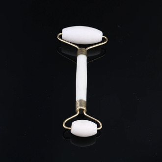 1PCS Face Massager Jade Roller White Natural Facial Beauty Massage Tool Jade Roller Face Thin Massager Relaxation Tool