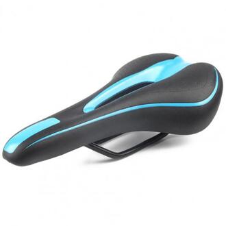 1Pcs Fiets Kussen Zadel Fiets Skid-Proof Comfort Seat Mat Fietsen Accessoires Voor Ountain Bike Fietsen Pad kussen Cober zwart blauw