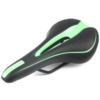1Pcs Fiets Kussen Zadel Fiets Skid-Proof Comfort Seat Mat Fietsen Accessoires Voor Ountain Bike Fietsen Pad kussen Cober zwart groen