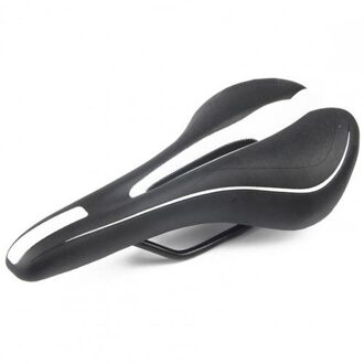 1Pcs Fiets Kussen Zadel Fiets Skid-Proof Comfort Seat Mat Fietsen Accessoires Voor Ountain Bike Fietsen Pad kussen Cober zwart wit