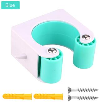 1Pcs Fiets Parking Rack Gesp Road Mountainbike Muurbevestiging Haak Draagbare Indoor Verticale Bike Storage Fietsen Display Stand lucht blauw