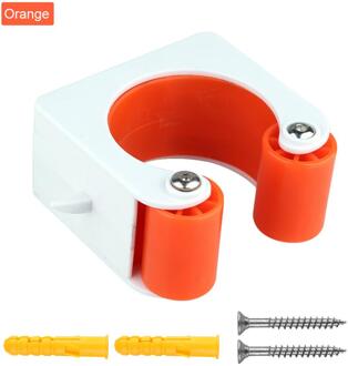 1Pcs Fiets Parking Rack Gesp Road Mountainbike Muurbevestiging Haak Draagbare Indoor Verticale Bike Storage Fietsen Display Stand Oranje